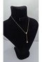 Stainless Steel Gold Color Star Pearl Tassel Necklace - 4
