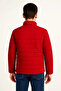 Boys' Inflatable Fiber-Filled Water-Repellent Jacket with Zipper Pockets - Red - 2
