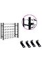 Wine Rack for 36 Bottles Black Iron - 7