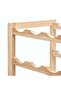 Wine Rack Cedar Wood 57.5x28x102 cm - 5