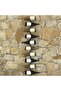 Wall-mounted Wine Rack for 10 Bottles Black Metal - 5