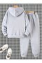 Child Hooded Tracksuit Set Bottom Top Set - 2