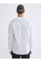 White Regular Fit Poplin Men's Shirt - 4