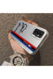 Samsung Galaxy M23/M13 Compatible Bmw Patterned Silicone Edge Hard Back Anti Fall Phone Case - 3
