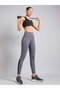 Women Grey Step Up Cotton Leggings - 3