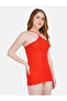 Women Sheer Orange Lingerie Set - 3