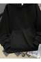 Basic Hooded Kangaroo Pocket Sweatshirt - 5