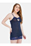 Women Navy Blue Lace Babydoll with Brief Set - 3