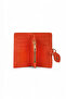 Women's Coral Leather Look Wallet - 4