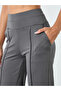 Women Rubber Logo Self Fabric Straight Leg Leggings - 3