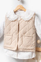 Lace Collar Vest Set 3-Piece Baby Set 9086 - 5