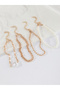 Set of 4 - Beaded Faux Pearl Decor Bracelets - 4