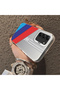 Samsung Galaxy S21 Fe 5g Compatible Bmw Patterned Silicone Edge Hard Back Anti-Fall Case - 3