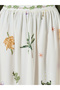 Women Floral Print A-Line Maxi Skirt - 3