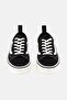 Women Lace Up Training Shoes, Black - 2