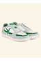 White Lace Up Logo Detail Sports Sneakers - 7