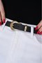 Oval Buckle Women's Belt Trouser Belt Jeans Belt Coat Belt Dress Belt - 4