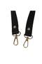Premium Quality Faux Leather Bag Strap 40 cm with Gold Hardware (Piece) - Black - 2