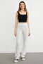 Fold Waist Flare Leggings Trousers - 3
