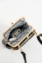 Women's Scholarship Gold Accessory Adjustable Cross Strap Faux Leather Shoulder and Crossbody Bag S-1433 - 6