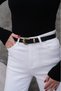 Oval Buckle Women's Belt Trouser Belt Jeans Belt Coat Belt Dress Belt - 2