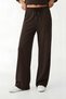 Coffee Soft Textured Palazzo Pants