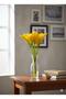 Artificial 8-Piece Gala Flower Yellow Special Day and Home Decoration Valentine's Day - 2