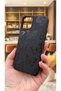 iPhone 11 Pro Max Compatible Black Butterfly Patterned Silicone Shock-Absorbing Classic Protective Rubber Case - 4