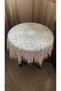 Handcrafted Lace Round Tablecloth Dowry Gift Vintage Bohemian