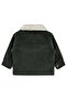 Fleece-Lined Buttoned Velvet Jacket for Ages 2-5 - Khaki 2-3 Years - 3