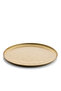 Golden Stainless Steel Serving Bowl and Plate Set of 2 from Malath - 7
