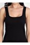 Women's Regular Fit Sleeveless Cotton Camisole Pack of 3, 2 Black and 1 Beige Color - 4