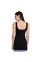 Women's Regular Fit Sleeveless Cotton Camisole Pack of 3, 2 Black and 1 Beige Color - 6