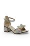 Girl's Glitter Bow Detailed Heeled Shoes - 2