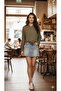Women's Sleeveshooded Hem Mesh Asymmetric Reverse Stitching Washable Blouse - 4