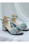 Girl's Glitter Bow Detailed Heeled Shoes