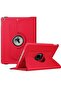 360-Degree Rotating Case for iPad 9th Generation (2021), 8th Generation (2020), and 7th Generation (2019) - 10.2 Inch with Pencil Holder & Auto Wake/Sleep - Red