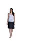 Women's Cotton Knee Length Skirt - Black (Pack of 2) - 6