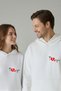 Women/Men Valentine's Day Heart Printed Lover/Couple Combination 100% Cotton Sweatshirt - 4