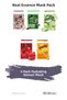 Mixed Face Mask 5-Pack – Korean Paper Mask |   Care Set for All Skin Types