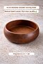 Wooden Serving Bowl Snack and Presentation 4+1 Set Fruit Plate Serving Plate 5 Pieces - 2