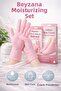 2-Piece Silicone Foot Socks and Moisturizing Gloves Set Premium Set