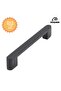 Asel Black 128 mm Handle Luxury Country Kitchen Furniture Cabinet Drawer Handle - 2
