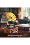 Miniblocks Vintage Gramophone Building Set 187 Pieces Gramophone Building Set Gift