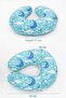 Double Sided Breastfeeding Pillow / Baby Support Cushion, Pregnancy Pillow, Cotton Fabric, Stars, Anthracite - 3