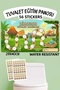Educational and Fun Toilet Training Sticker Board for Children 29X40Cm