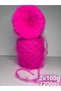 Neon Pink (Bol Tüylü) Thick Elite Mohair Knitting Yarn 200Gr (Attention Contains Extra Softness)