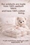 0-12 Months Welsoft Plush Baby Outer Swaddle, Sleeping Bag, 100% Cotton Lined Blanket with Teddy Bear Ears Inside - 5