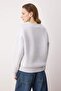 Kar Melanj Cat Mom Grafikli Nakışlı Regular/Normal Kalıp Kalın Örme Sweatshirt TWOAW26SW00200 - 4