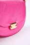 Pembe Metal Toka Detaylı Kadın Mini Boy City Omuz Çanta TAKAW26OC00022 - 6